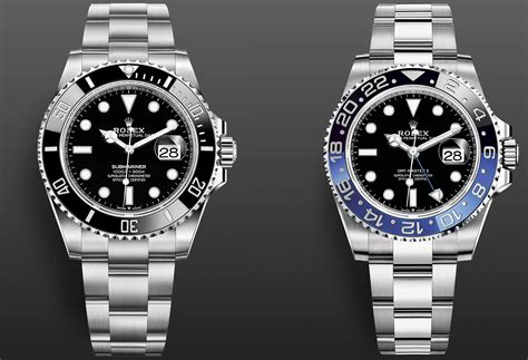 gmt ii submariner rolex|rolex gmt master vs submariner.